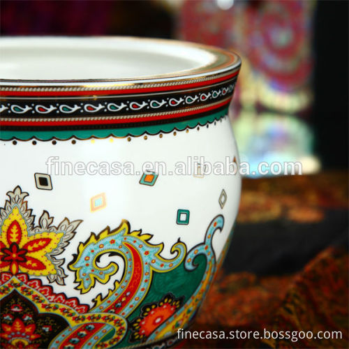 Luxury Fine New Bone China Antique Fish Bowl